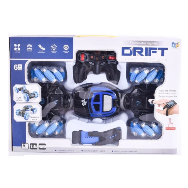 Voiture RC Cascadeuse 2.4G Stunt Hand 360 ° – Image 2
